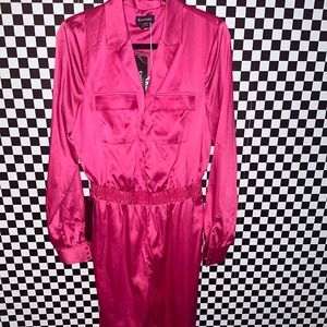 Super sexy jumpsuit by BEBE! NWT This  piece is fierce! Dress it up or down!